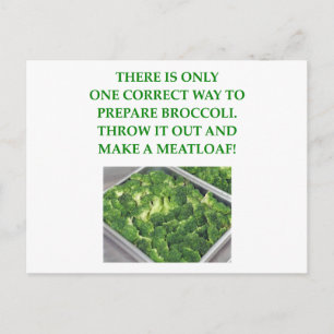 i hate broccoli postcard