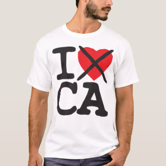 I Hate CA - California T-Shirt