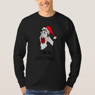 I Hate Christmas Snake Tongued anti T-Shirt