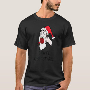 I Hate Christmas Snake Tongued anti T-Shirt