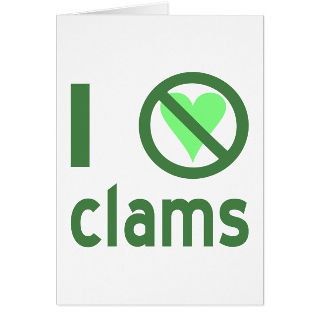 I Hate Clams (Front)