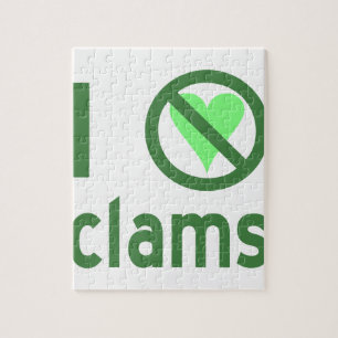 I Hate Clams Jigsaw Puzzle