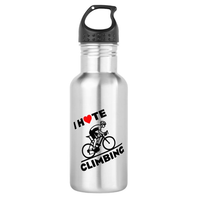 I Hate Climbing Cycling 532 Ml Water Bottle (Front)