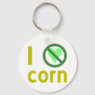 I Hate Corn Key Ring