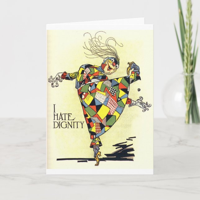 I Hate Dignity Card (Front)