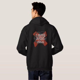 I HATE DOUPLE FACE HOODIE