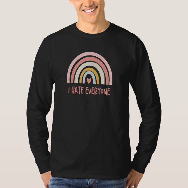 I Hate Everyone T-Shirt (Front)