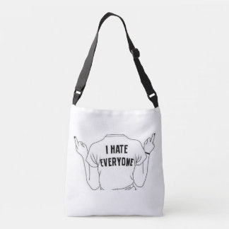 I hate everyone tote bag