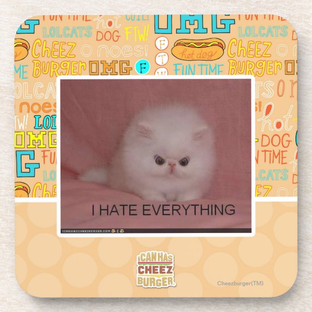 I hate everything coaster (Front)