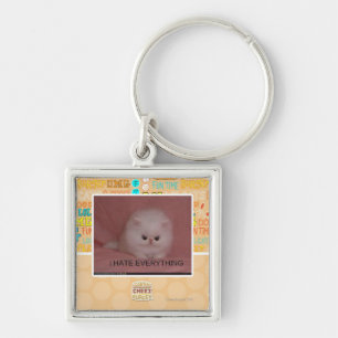 I hate everything key ring