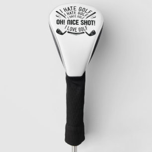 I Hate Golf Head Cover