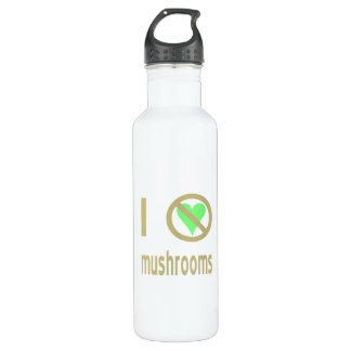 I Hate Mushrooms 710 Ml Water Bottle