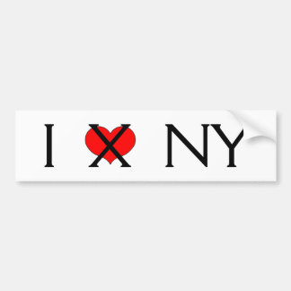 "I Hate NY" Bumper Sticker
