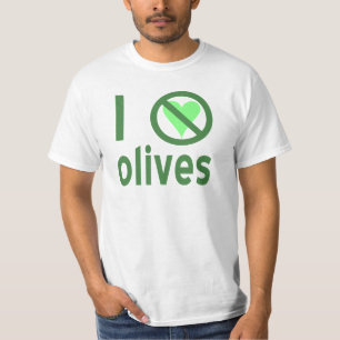 I Hate Olives (Green) T-Shirt