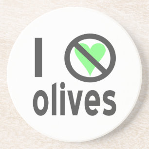 I Hate Olives No Love Coaster
