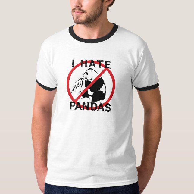 I Hate Pandas T-Shirt (Front)