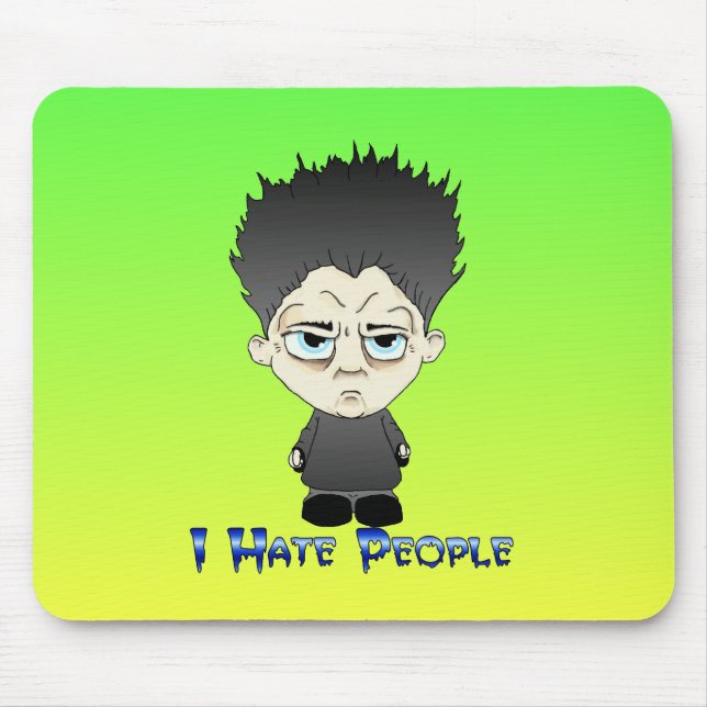I Hate People feat Maxwell Mouse Pad (Front)