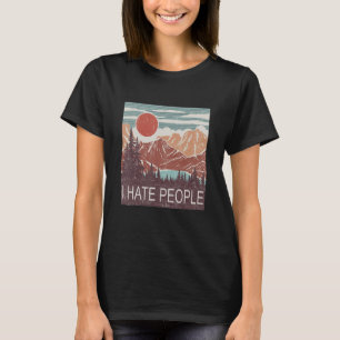 I Hate People  Forest Vintage T-Shirt
