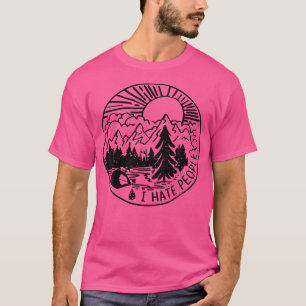 I Hate People I Love Camping T-Shirt