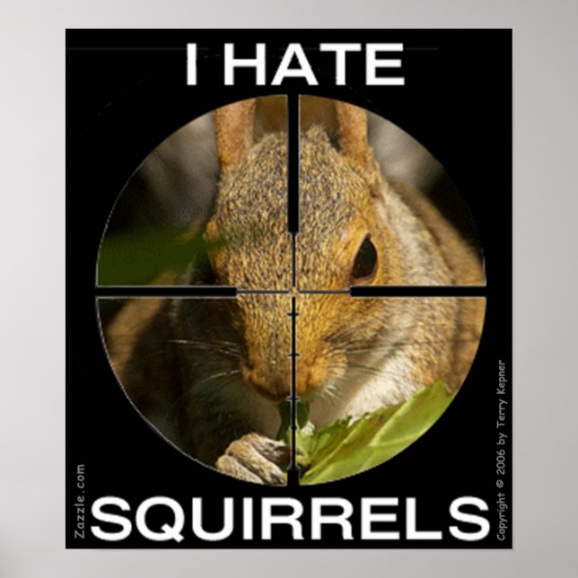 I Hate Squirrels - In the Scope - Poster (Front)