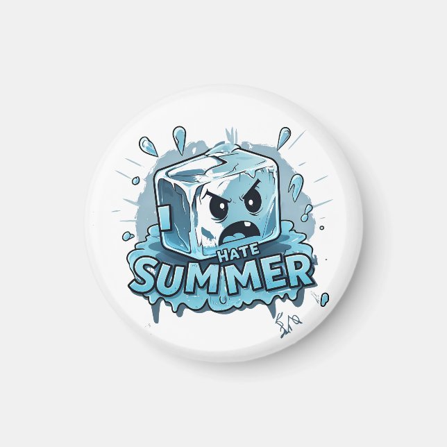 I Hate Summer Magnet (Front)