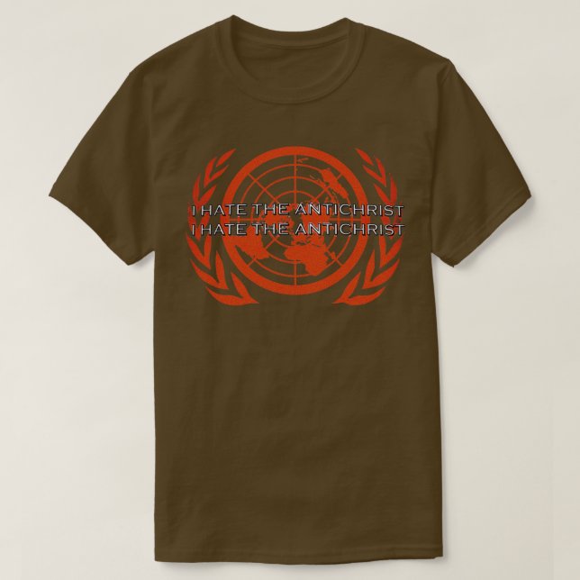 I hate the Antichrist T-Shirt (Design Front)