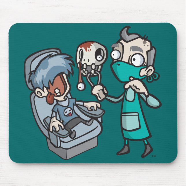 I Hate The Dentist Mouse Pad (Front)