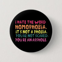 I hate the word homophobia.