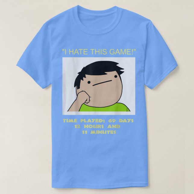 I Hate This Game  T-Shirt (Design Front)