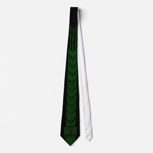 I HATE TIES! Tie (Binary and Hex) (Front)