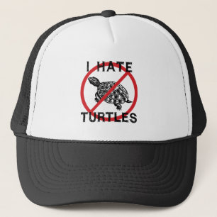 I Hate Turtles Trucker Hat