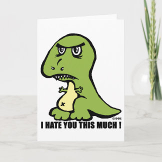 I hate you this much! holiday card