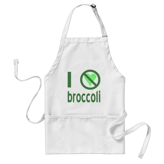 I Hated Broccoli  Standard Apron (Front)