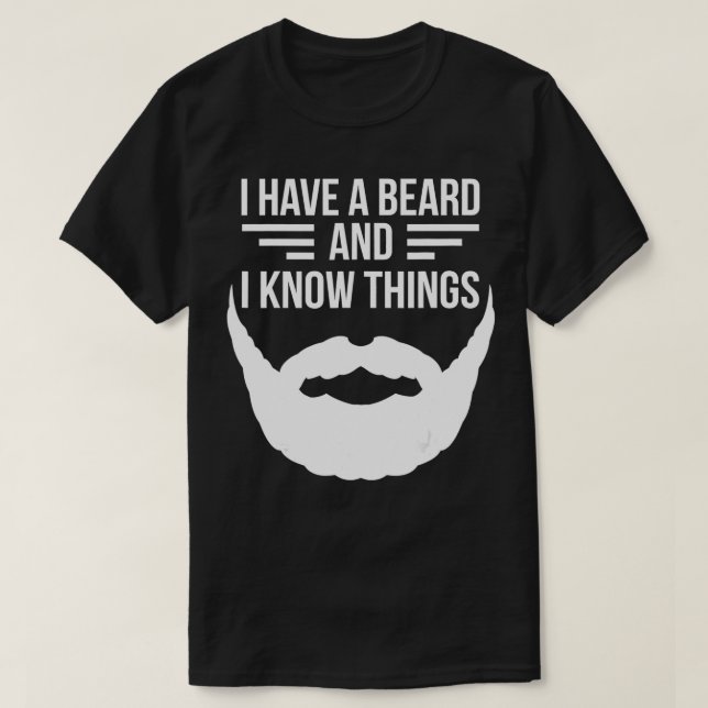 I Have A  And I Know Things  Manly T  japanese art T-Shirt (Design Front)