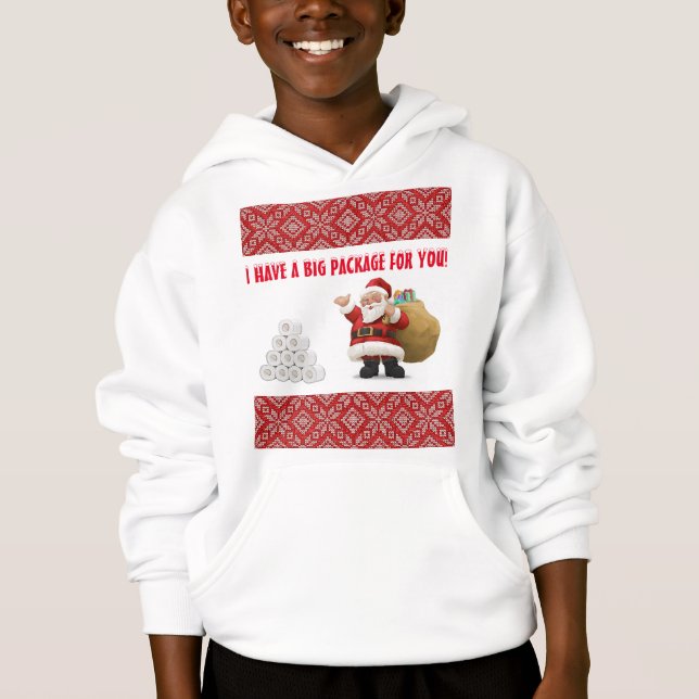 I HAVE A BIG... Customise Ugly Sweater Pullover (Front)