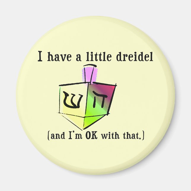 I Have a Little Dreidel Magnets (Front)