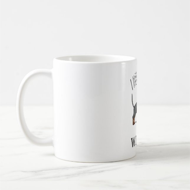 I have a small wiener coffee mug (Left)