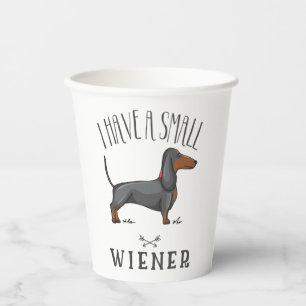 I have a small wiener paper cups