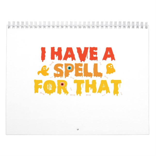 I have a Spell For that Funny Spooky Witch Gift  Calendar (Cover)