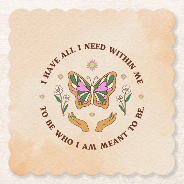 I Have All Paper Coaster (Front)