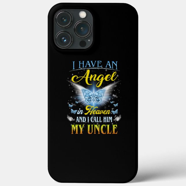 I Have An Angel In Heaven I Call Him My Uncle Rip Case-Mate iPhone Case (Back)