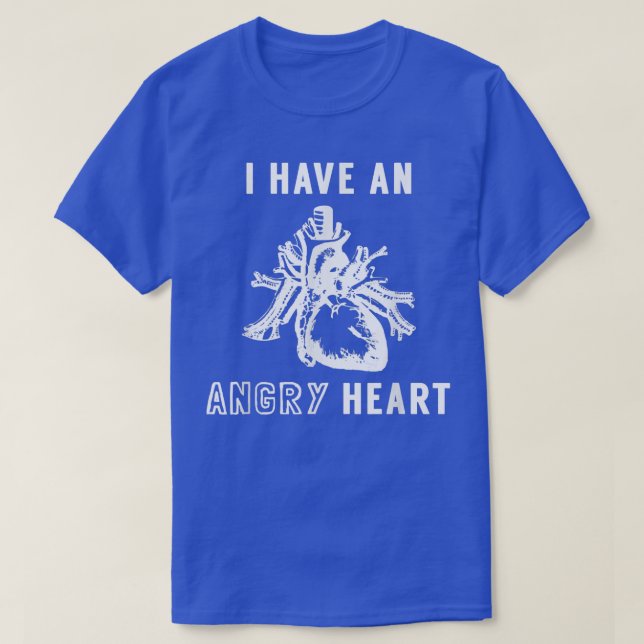 I Have An Angry Heart - Surgery Folk Punk AJJ Musi T-Shirt (Design Front)
