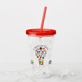 I Have An Idea Let's Read Insulated Cup