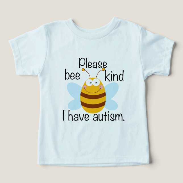 I Have Autism Cute Bee Pun (Design Front)