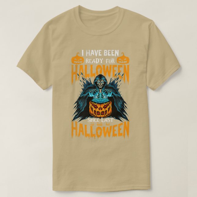 I Have Been Ready Halloween Party Costume Boys Gir T-Shirt (Design Front)
