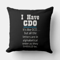 I have CDO black Funny OCD Humour