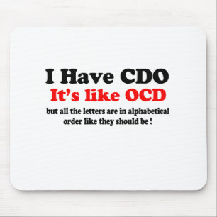 i have cdo mouse pad
