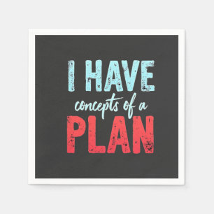I Have concepts of a Plan Trump President Debate Napkin