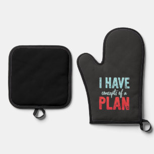 I Have concepts of a Plan Trump President Debate Oven Mitt & Pot Holder Set
