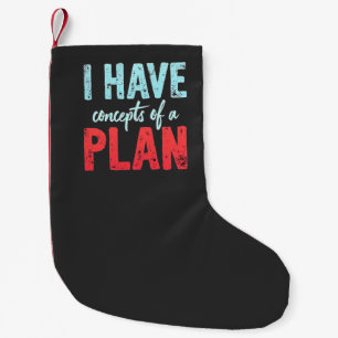 I Have concepts of a Plan Trump President Debate Small Christmas Stocking